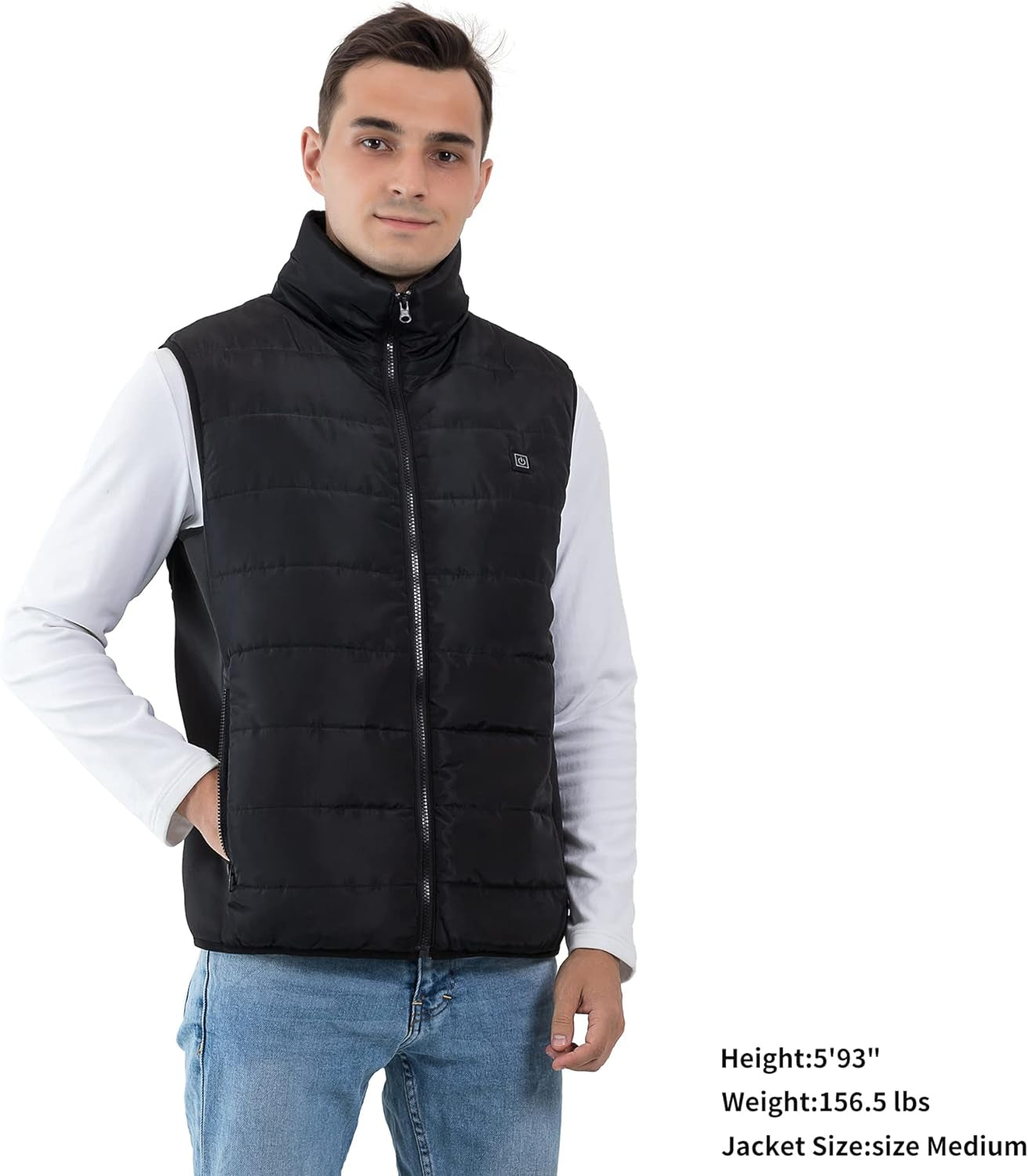 Stay Warm and Stylish with the TOSOHMK Heated Vest for Men - Lightweight Electric Warming Jacket Perfect for Outdoor Adventures