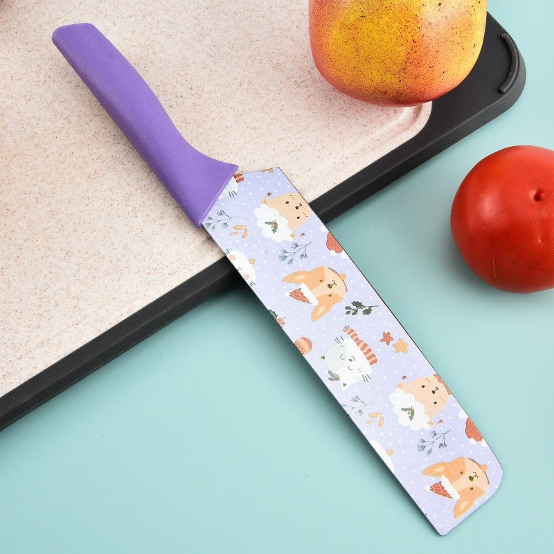 Household Kitchen Knives Stainless Steel Knives 6-piece Printing Set